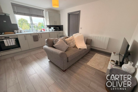 open plan lounge/kitchen
