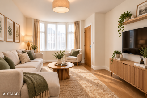 Ai staged Living room