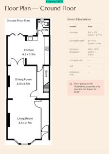 Floor plan first and second floors