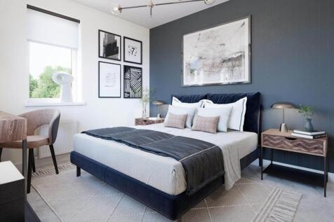 The main bedroom offers a quiet space away from the rest of the home