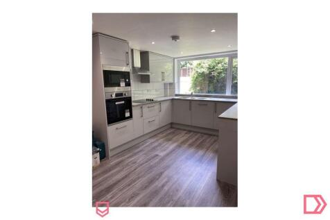 Large newly fitted kitchen with integral washing m