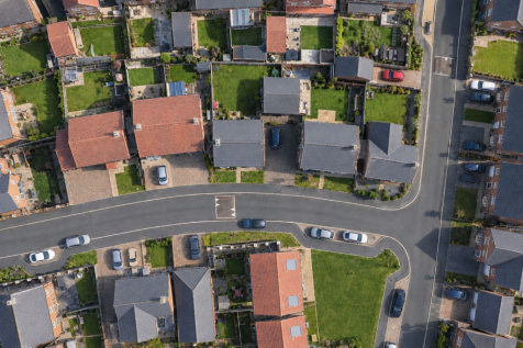 Aerial view. Illustration purposes only