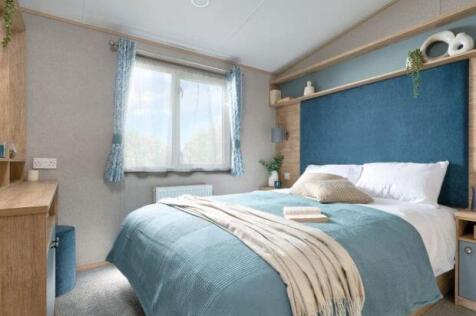 Main Bedroom In The Abi Hamble Holiday Caravan For