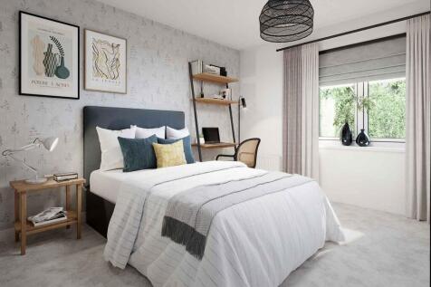 Double bedroom with plenty of wall space for storage