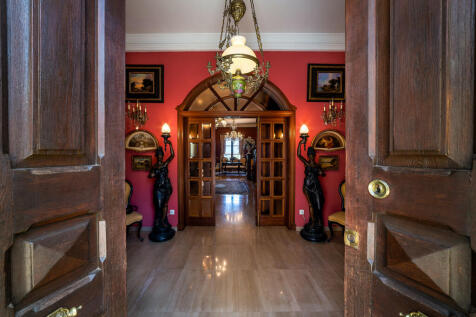 Entrance to the villa