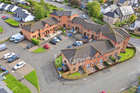Medine Court, Beith drone shot