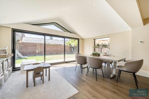 Open plan living dining kitchen