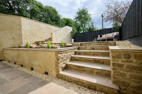 Steps to front patio