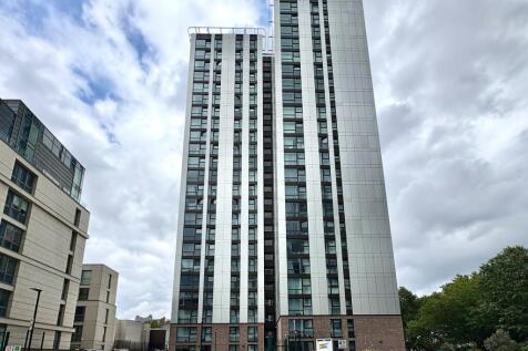 Stunning modern high-rise in a vibrant city are...