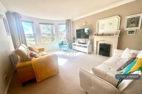 Spacious Living Room With Bay Window