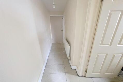 Hallway leading to B