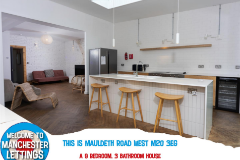 9-bed house on Mauldeth Road West Withington, M20 3EG, £814/mo