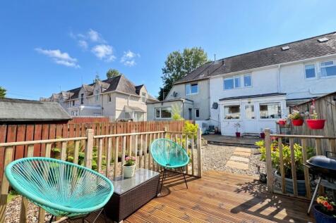 Dalry Road, Kilbirnie rear garden