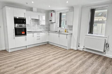 Open plan kitchen reception room