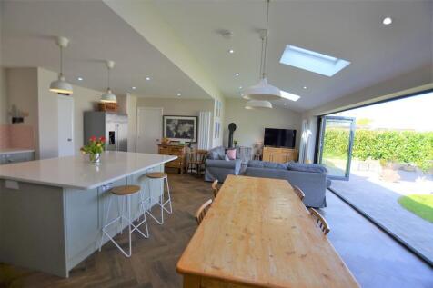 Open plan living dining kitchen