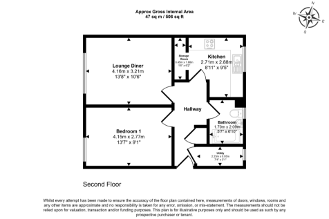 Flat 15 Birtwhistle House, 150 Parnell Road, Tower Hamlet, London E3 2JY