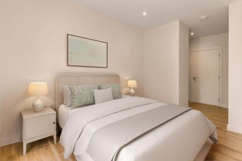 Experience tranquility in this elegantly designed bedroom, where comfort meets style.