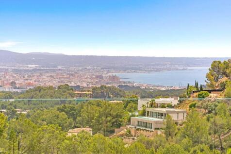 02 son vida Architektonische Neubauvilla mit Blick auf die Bucht von Palma kaufen kathedrale