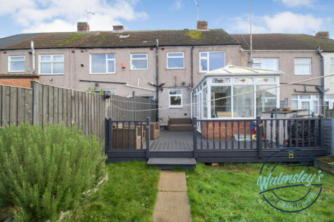 Rear gardens &amp; elevation