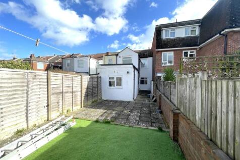 Rear of property