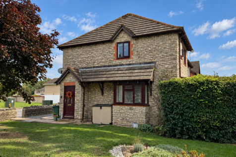 Sunny Suburban Stone House