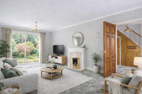 Staged living room 