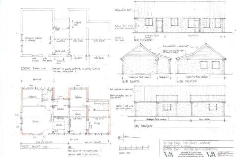 22-2663-2 Existing plan - proposed plan and elevat