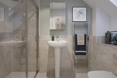Private en suite - typical Taylor Wimpey home
