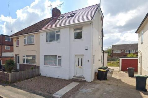 Bright and modern semi-detached home exterior...
