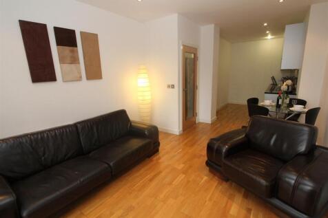 Bright open-plan living and dining space...