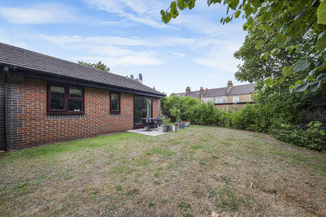 Rear of property ...