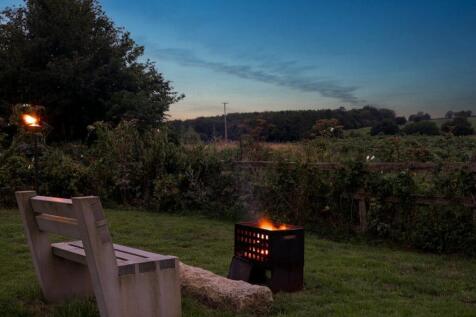 Views from the main garden at dusk
