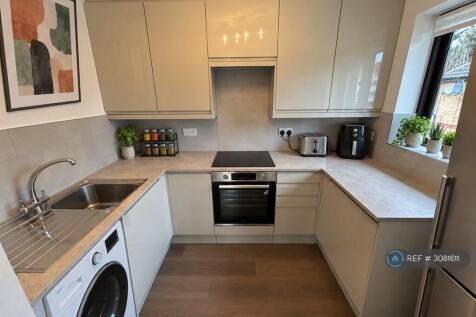 Illustration Of Furnished Kitchen