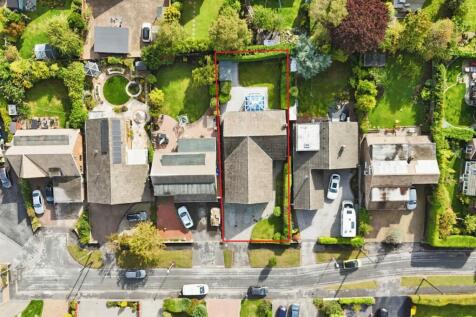 Aerial view of the property