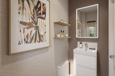 Stylish ground floor WC, ideal for guests