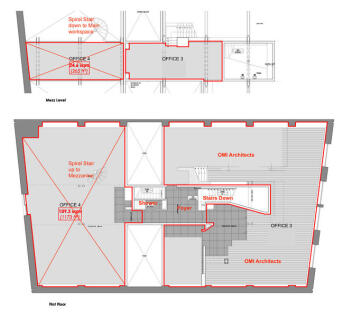 First Floor &amp; Mezzanine Plan
