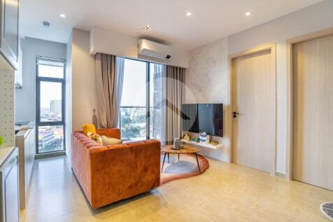 14th Floor 2 Bedroom Condo For Sale - Time Sqaure 2 -Toul Kork, Phnom Penh