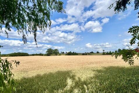 Views over fields to the rear
