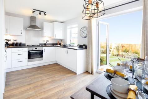 Open plan kitchen in the Ellerton 3 bedroom home