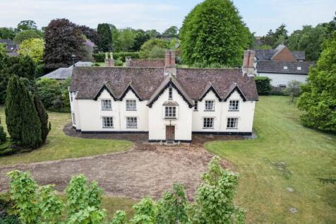 Aerial view of The Priory Suffolk showing front el