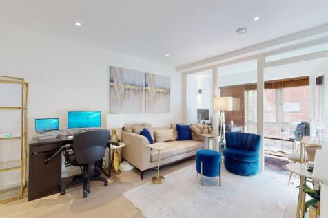 Bright modern lounge with dedicated study area...