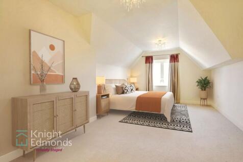 AI Staged Bed Room