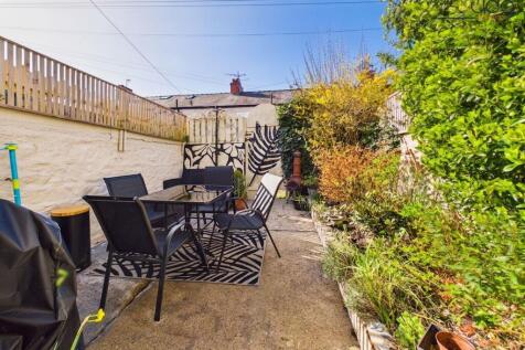 The rear courtyard