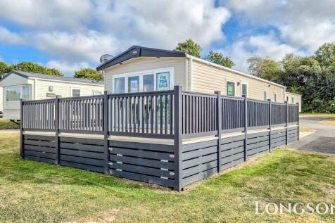 ABI Amberley holiday caravan exterior with decking