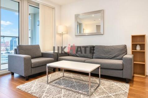 3-bed flat on Talisman Tower, 6 Lincoln Plaza, £3,850/mo