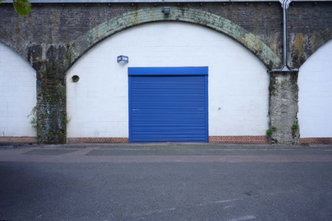 The front of an arch.