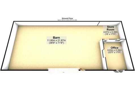 Foss Farm Agricultural Barn 3D Floor Plan