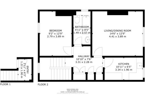Flat 3, 21 Burlington Gardens, Acton, London, W3 6BA