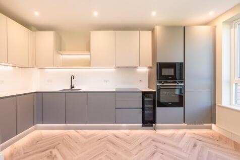 Open-plan kitchen