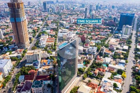21st Floor 2 Bedroom Condo (Type C) For Sale - Time Square 3, Toul Kork, Phnom Penh